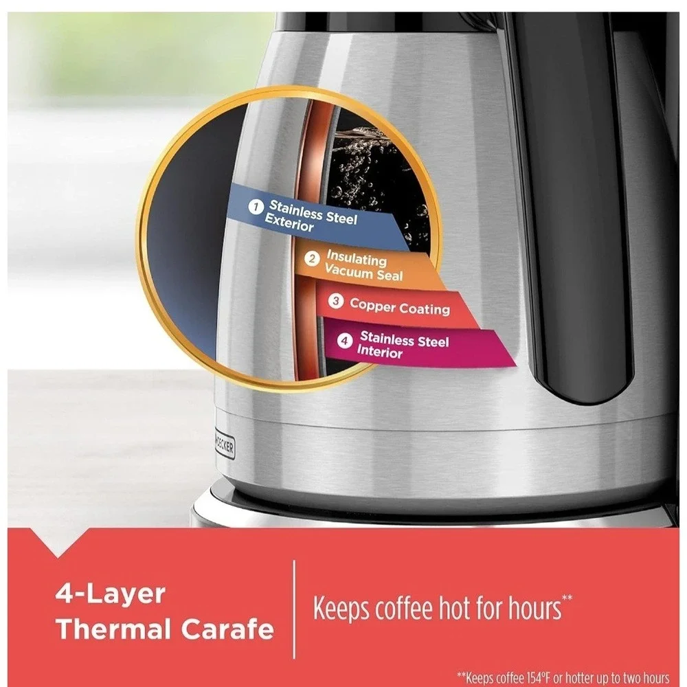BLACK+DECKER 12 cup